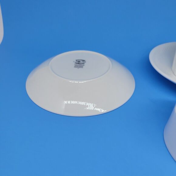 Wedgwood Colosseum White Set Of 2 Cups And 2 Saucers Excellent Condition - Picture 8 of 9